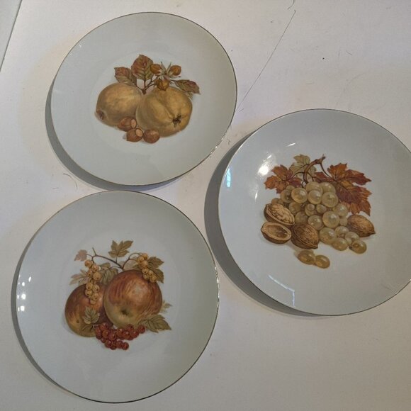 Harvest Plates 8" by Bareuther of Germany.Traditional Bavarian Vintage Serveware - Picture 7 of 7